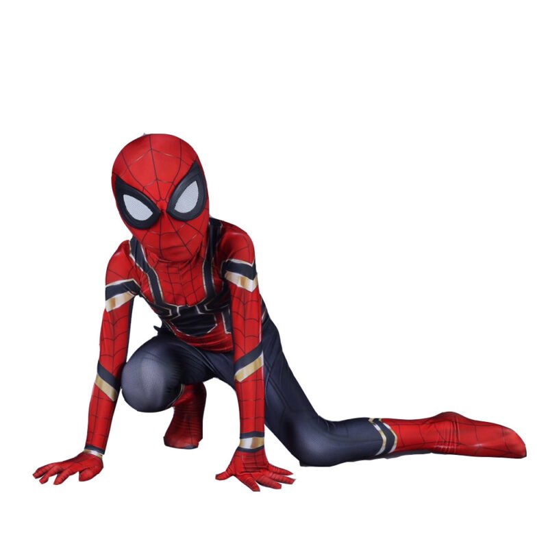 Kids Avengers Infinity War Iron Spider suit scarlet spider-man superhero jumpsuit Halloween costume X’mas Christmas birthday Valentine’s day gift toys - Image 8