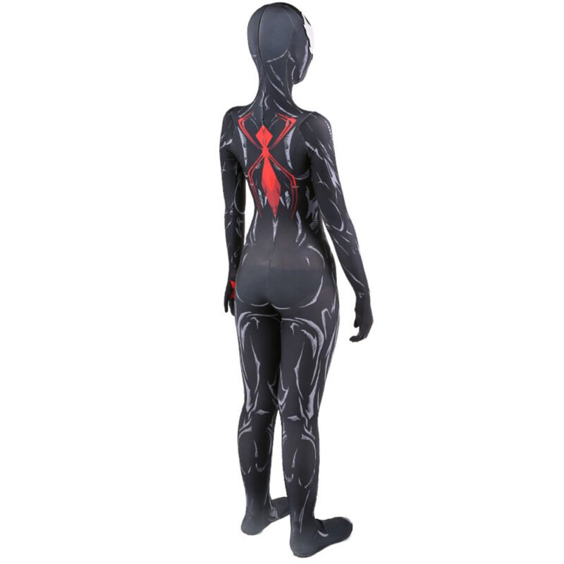 Black Widow Venom Jumpsuit Spider-Woman Cosplay Costume Halloween costume X’mas birthday Valentine’s day gift toys - Image 4