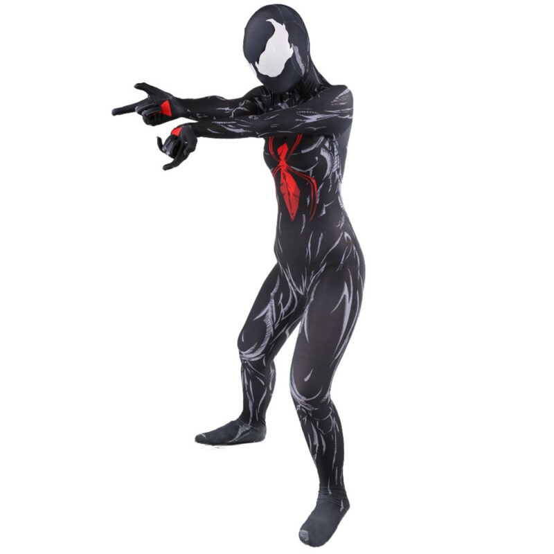 Black Widow Venom Jumpsuit Spider-Woman Cosplay Costume Halloween costume X’mas birthday Valentine’s day gift toys - Image 5