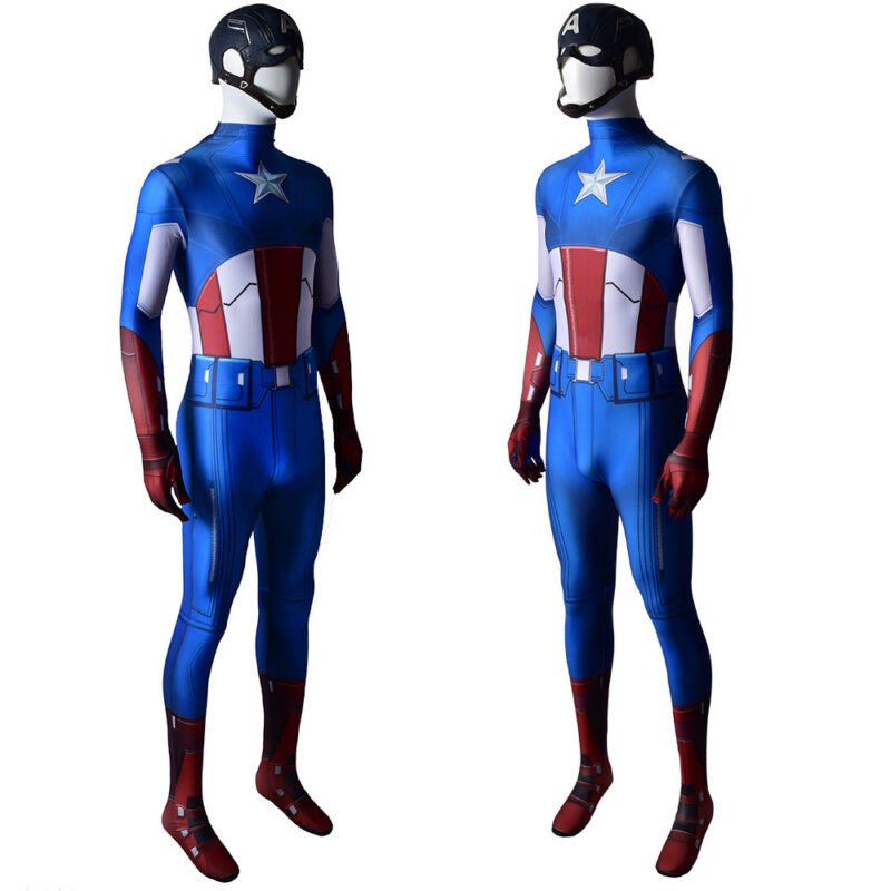 Avengers 4 Endgame Captain America steve rogers cosplya costume Halloween Role-play Costume Comic-con X'mas Valentine's day gift toys - Image 2