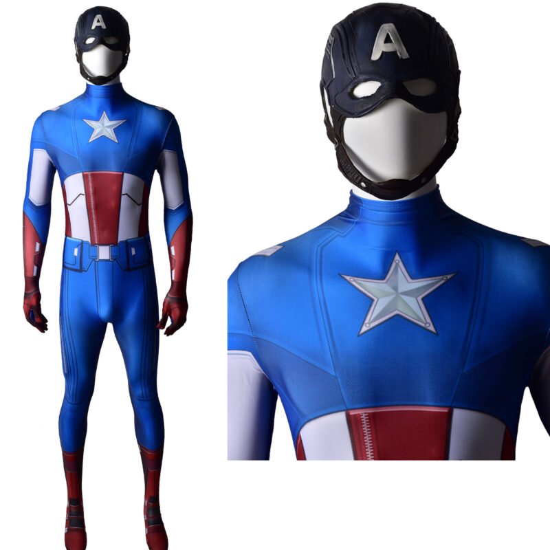 Avengers 4 Endgame Captain America steve rogers cosplya costume Halloween Role-play Costume Comic-con X'mas Valentine's day gift toys - Image 4
