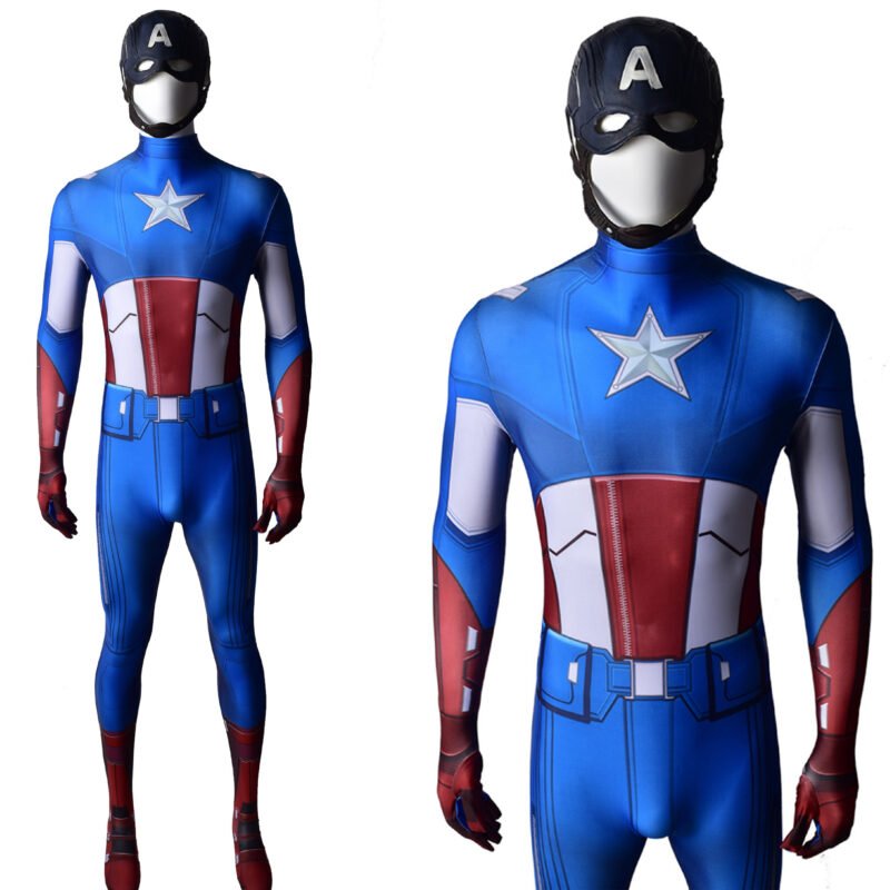 Avengers 4 Endgame Captain America steve rogers cosplya costume Halloween Role-play Costume Comic-con X'mas Valentine's day gift toys - Image 5