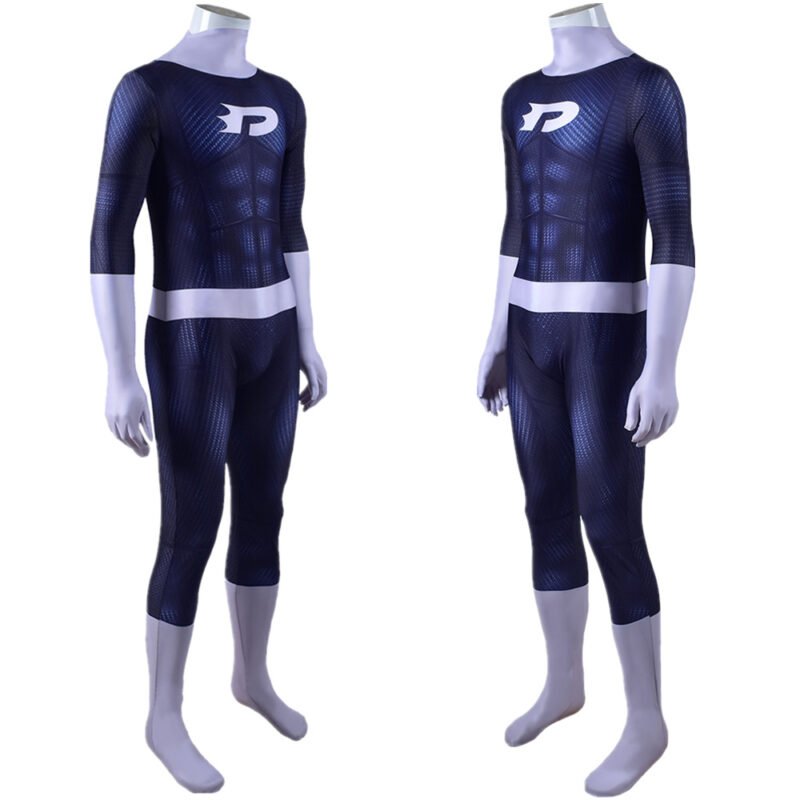 Danny Phantom Superhero Cosplay Costume Zentai Fullbody Anime Danny Phantom Jumpsuits Halloween christmas gift toys outfit - Image 4