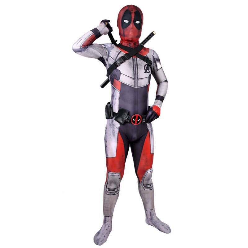 Boys Men's Avengers: Endgame 2019 Quantum Realm Deadpool Costume Jumpsuit Cosplay Halloween Costume christmas gift toys - Image 3
