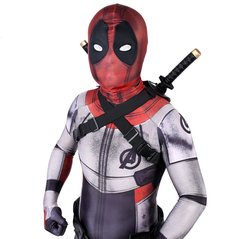 Boys Men's Avengers: Endgame 2019 Quantum Realm Deadpool Costume Jumpsuit Cosplay Halloween Costume christmas gift toys - Image 2