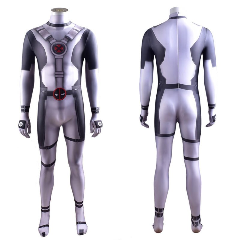 Kids Men's Deluxe Deadpool Skintight Zentai Suit Halloween Superhero Cosplay Costume X'mas birthday Valentine's day gift toys - Image 2