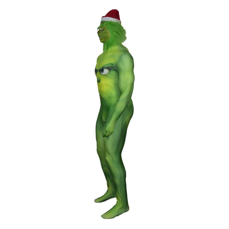 How The Grinch Stole Christmas Grinch Costume Full Set Cosplay halloween make-up costume xmas christmas gift toys comic-con outfit - Image 5