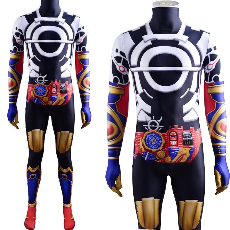 Men's kids boys Kamen Rider Ex-Aid Zentai Jumpsuit cosplay Halloween costume Christmas Valentine's day birthday gift toys comic-con game outfit - Image 4