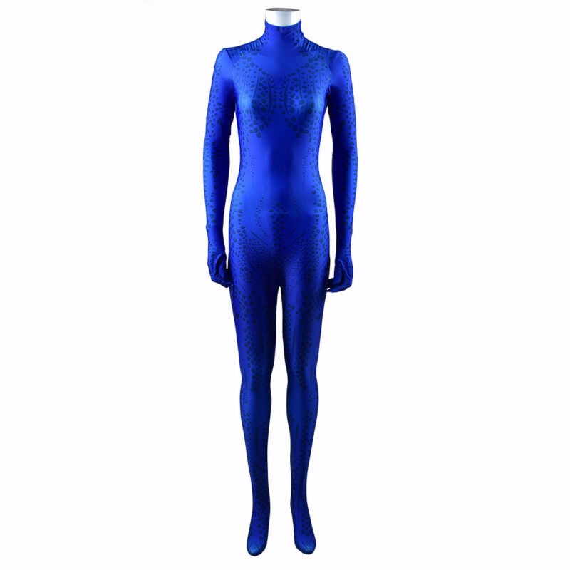 Women's X-Men: Dark Phoenix cosplay Mystique Raven Halloween costume full set superhero X'mas Valentine's day birthday gift toys