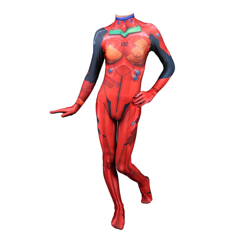 Women girls Neon Genesis Evangelion Asuka Langley Soryu Cosplay Halloween Costume X'mas Valentine's day gift toys comic-con anime outfit - Image 2