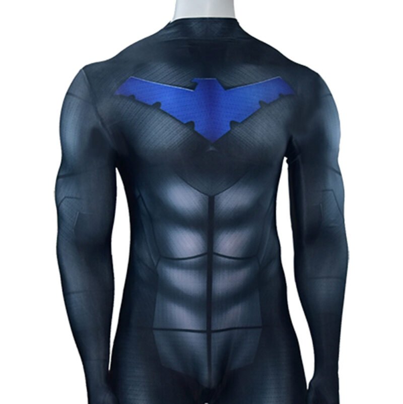 Kids Men's Titans Nightwing Costume Cosplay Halloween make-up costume xmas christmas gift toys comic-con outfit - Image 5