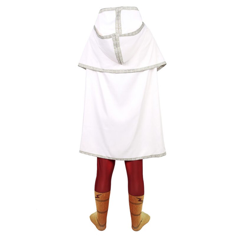 Shazam Costume Billy Batson Captain Marvel Cosplay Halloween Costume christmas gift toys - Image 4