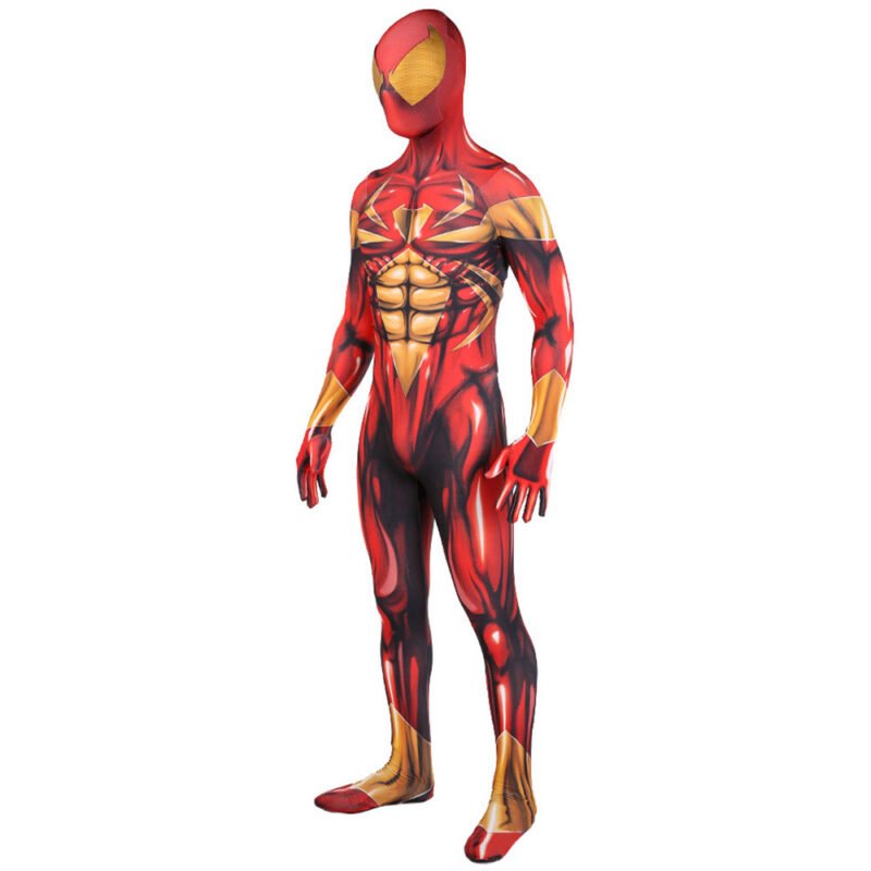 Kids Men's Spider-Man Iron Cosplay Costume Spiderman Superhero Bodysuit Jumpsuits Halloween make-up costume xmas christmas gift toys outfit - Image 2