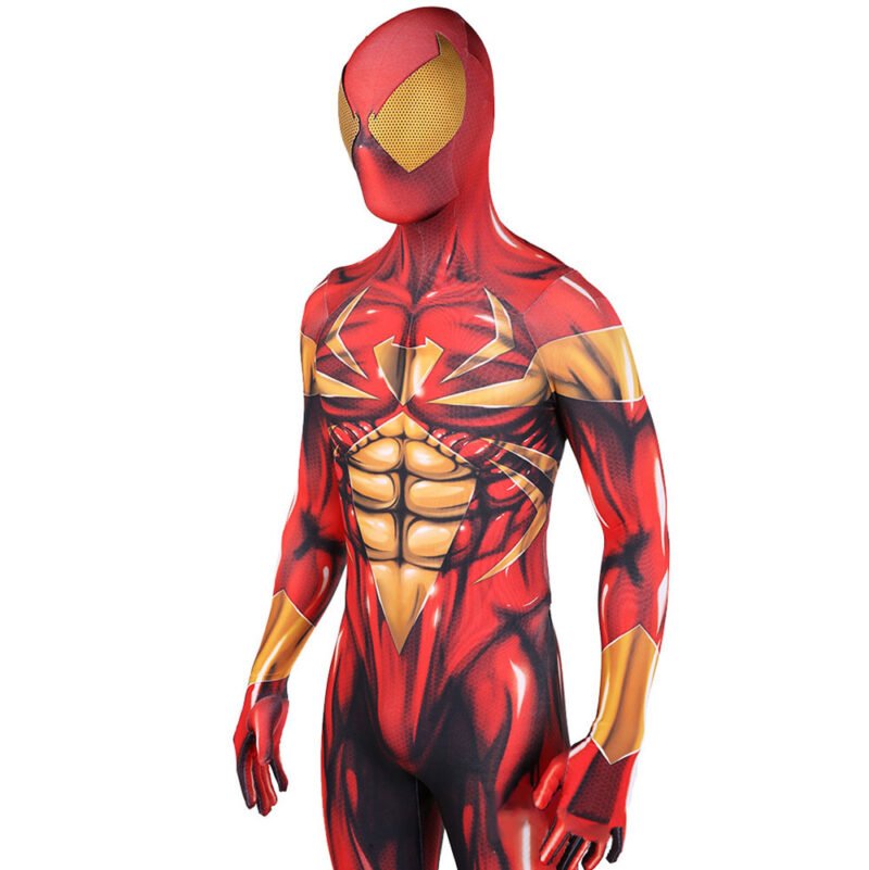 Kids Men's Spider-Man Iron Cosplay Costume Spiderman Superhero Bodysuit Jumpsuits Halloween make-up costume xmas christmas gift toys outfit - Image 4