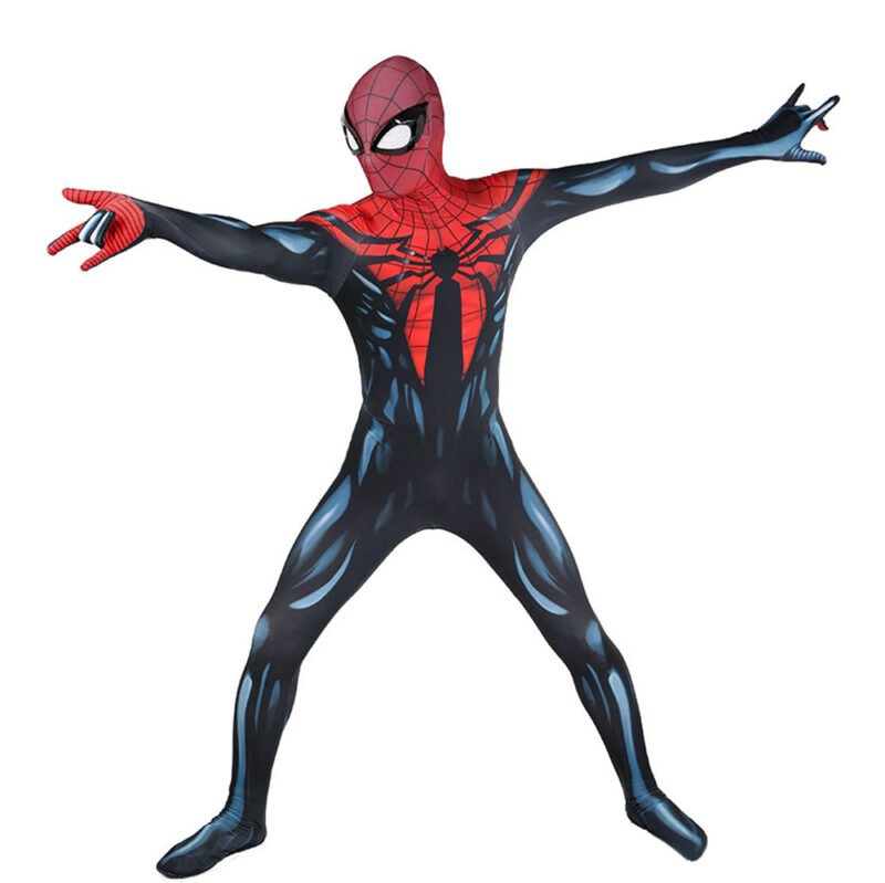 Kids Men's Spider-Man Jumpsuits Cosplay Halloween costume Xmas birthday Valentine's day gift toys comic-con outfit - Image 2