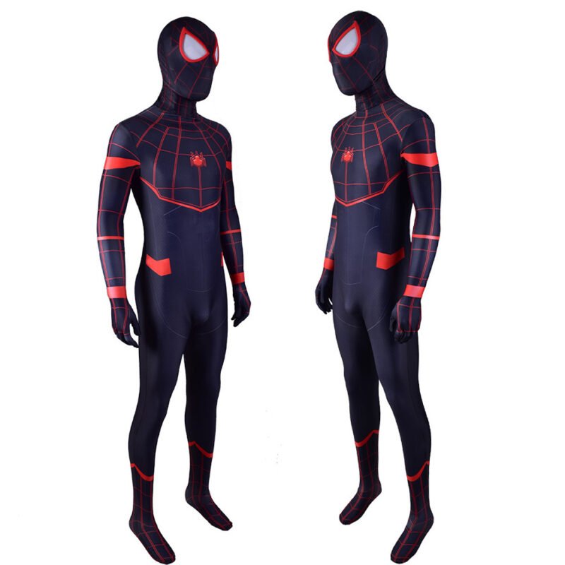 Amazing Spider-Man suit cosplay Miles Morales superhero jumpsuit Halloween costume X'mas birthday - Image 2