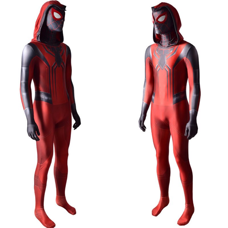 Spider-man jumpsuit outfit red cosplay superhero costume halloween costume x'mas christmas birthday gift toys make-up outfit bodysuit - Image 2