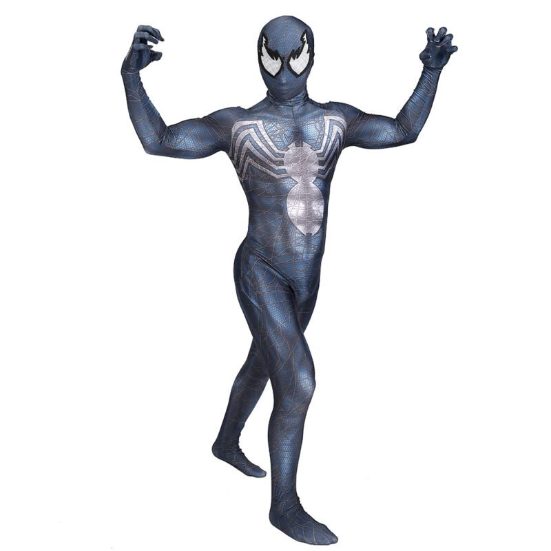 Men's Venom 2018 cosplay Spider-Man superhero Eddie Brock jumpsuit suit Halloween costume X'mas birthday Valentine's day gift toys comic-con outfit - Image 3