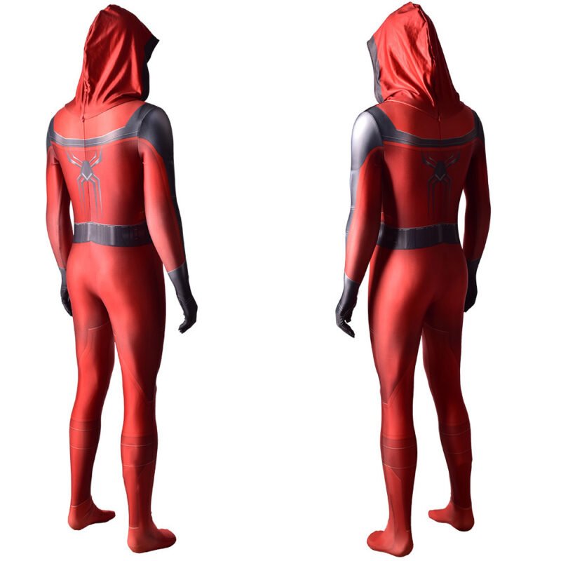 Spider-man jumpsuit outfit red cosplay superhero costume halloween costume x'mas christmas birthday gift toys make-up outfit bodysuit - Image 3