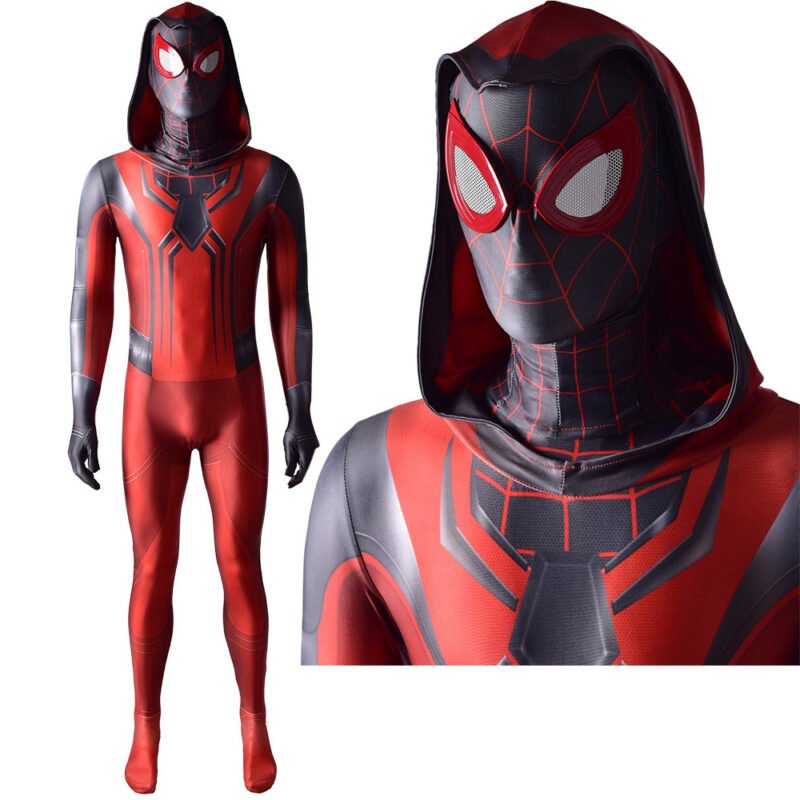 Spider-man jumpsuit outfit red cosplay superhero costume halloween costume x'mas christmas birthday gift toys make-up outfit bodysuit - Image 4