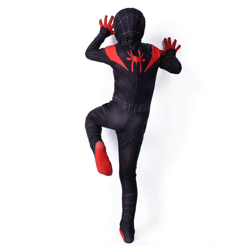 Kids Boys Spider-Man: Into the Spider-Verse superhero cosplay Halloween costume full set X'mas Valentine's birthday gift toys Comic-Con make-up - Image 4