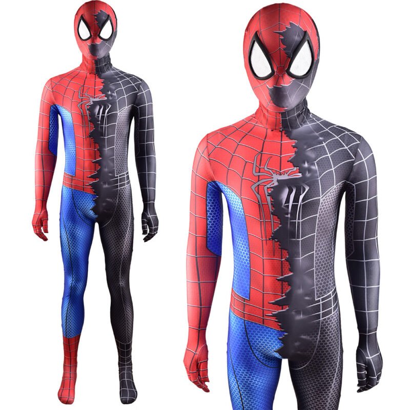 Kids Men's The Amazing Spider-Man Venom Costume Cosplay Halloween make-up costume xmas christmas gift toys comic-con outfit - Image 5