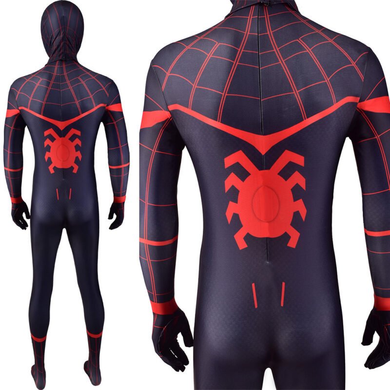 Amazing Spider-Man suit cosplay Miles Morales superhero jumpsuit Halloween costume X'mas birthday - Image 6