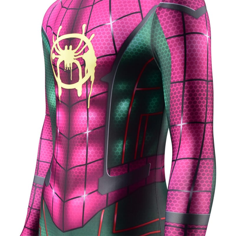 Kids Men's Spider-Man Miles Morales Jumpsuits Cosplay Halloween costume Xmas birthday Valentine's day gift toys comic-con outfit - Image 4