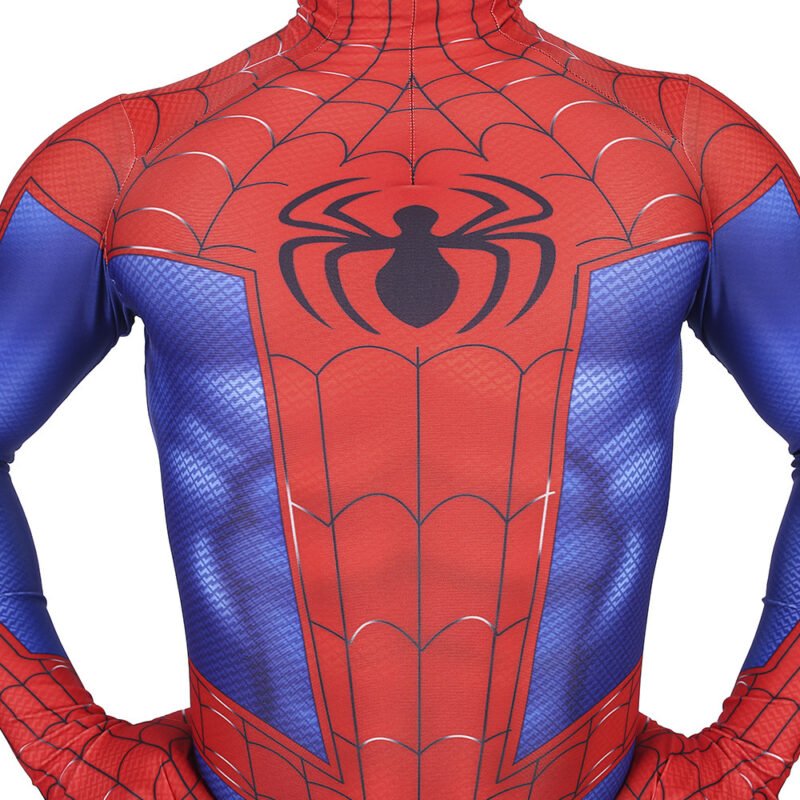 Men's Spider-man jumpsuit bodysuit red superhero cosplay costume Halloween costume x'mas christmas birthday gift toys party make-up outfit - Image 4