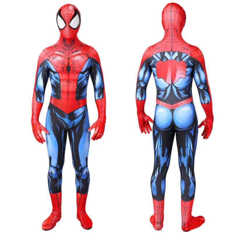 Kids Men's Spider-Man Jumpsuits Cosplay Halloween costume Xmas birthday Valentine's day gift toys comic-con outfit - Image 5