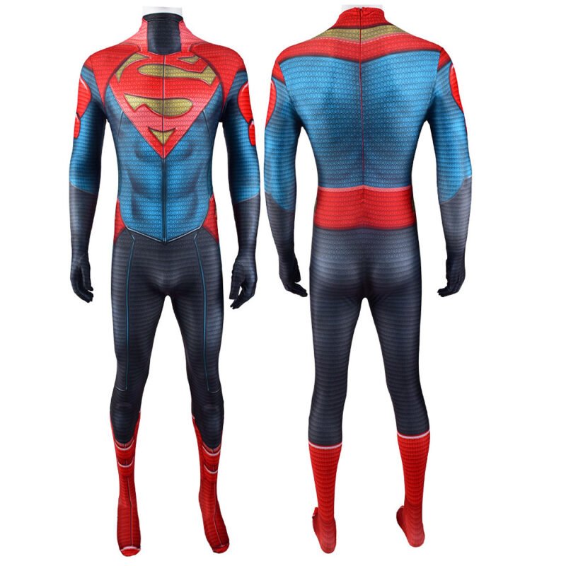 Superboy Jonathan Kent Jumpsuit Cosplay Costume Halloween x’mas christmas birthday gift toys party make-up outfit - Image 3