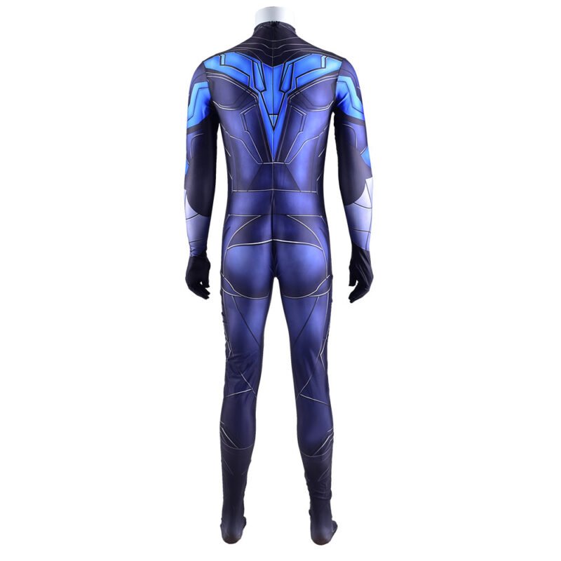 Titans Nightwing Costume Cosplay Halloween make-up costume xmas christmas gift toys comic-con outfit - Image 6