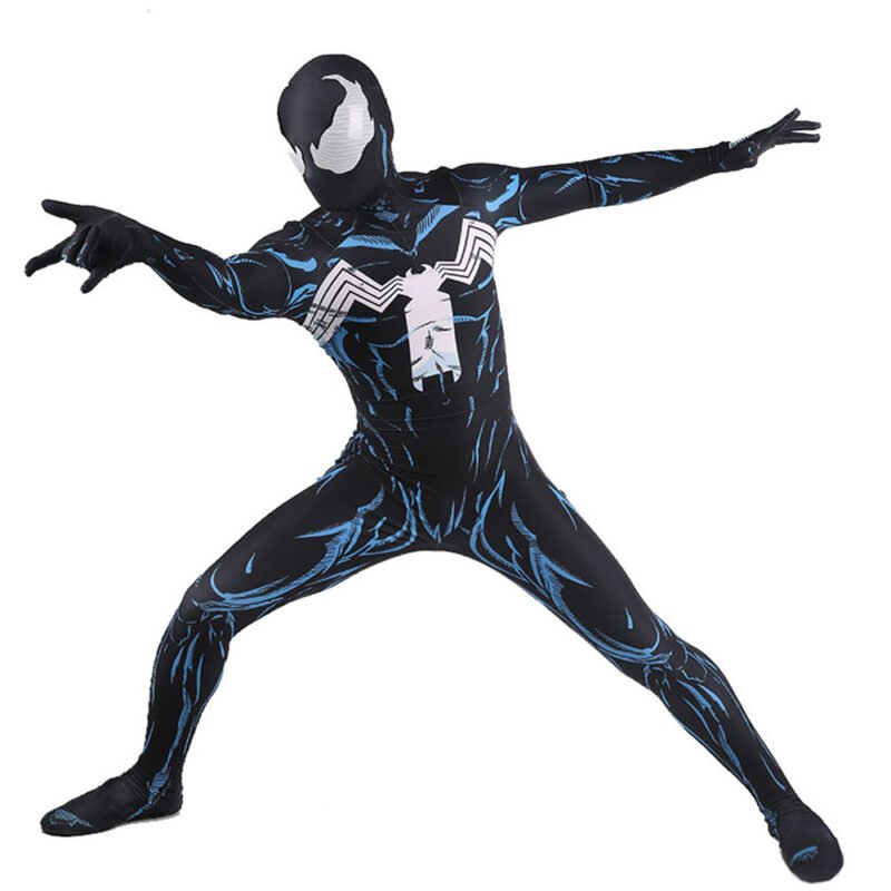 Venom Spider-Man Symbiote Jumpsuit Spiderman Cosplay Costume Halloween make-up costume xmas gift toys outfit - Image 3