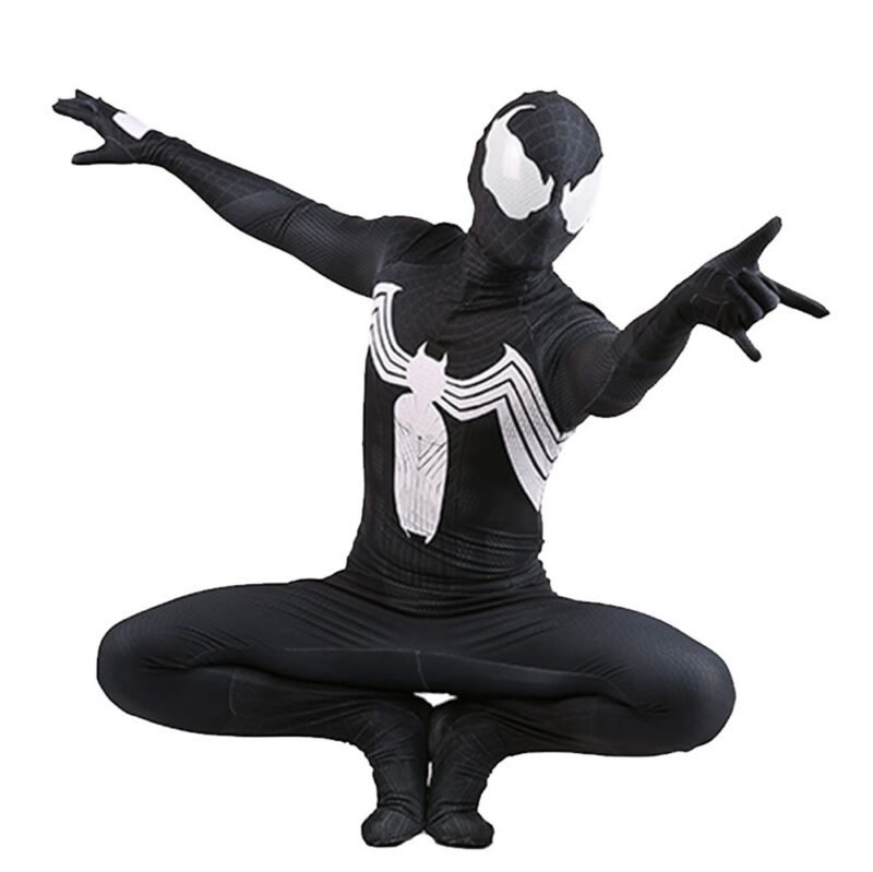 Venom Spider-Man Symbiote Jumpsuit Spiderman Cosplay Costume Halloween make-up costume xmas gift toys outfit - Image 4
