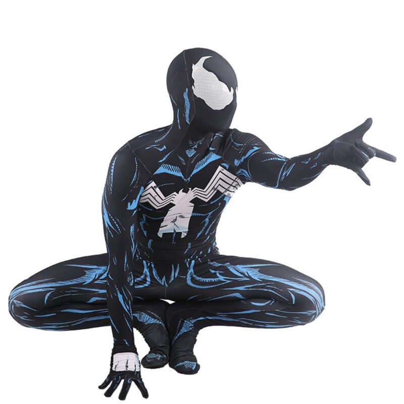 Venom Spider-Man Symbiote Jumpsuit Spiderman Cosplay Costume Halloween make-up costume xmas gift toys outfit - Image 5