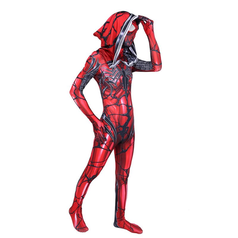 Venom 2 Carnage Spider-Man jumpsuit suit Halloween costume X'mas birthday Valentine's day gift toys comic-con outfit - Image 5
