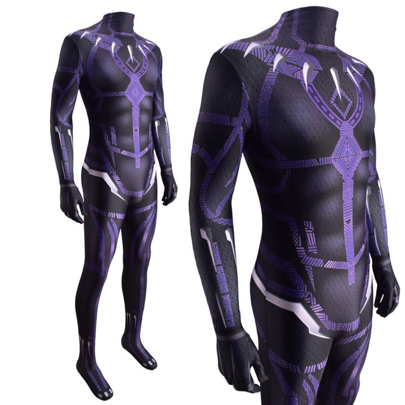 Black Panther: Wakanda Forever T'Challa Cosplay Costume Halloween X’mas Valentine’s day birthday gift comic-con game outfit - Image 3