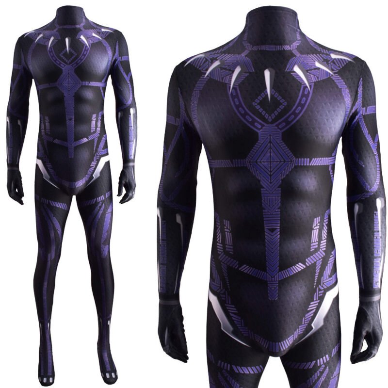 Black Panther: Wakanda Forever T'Challa Cosplay Costume Halloween X’mas Valentine’s day birthday gift comic-con game outfit - Image 4