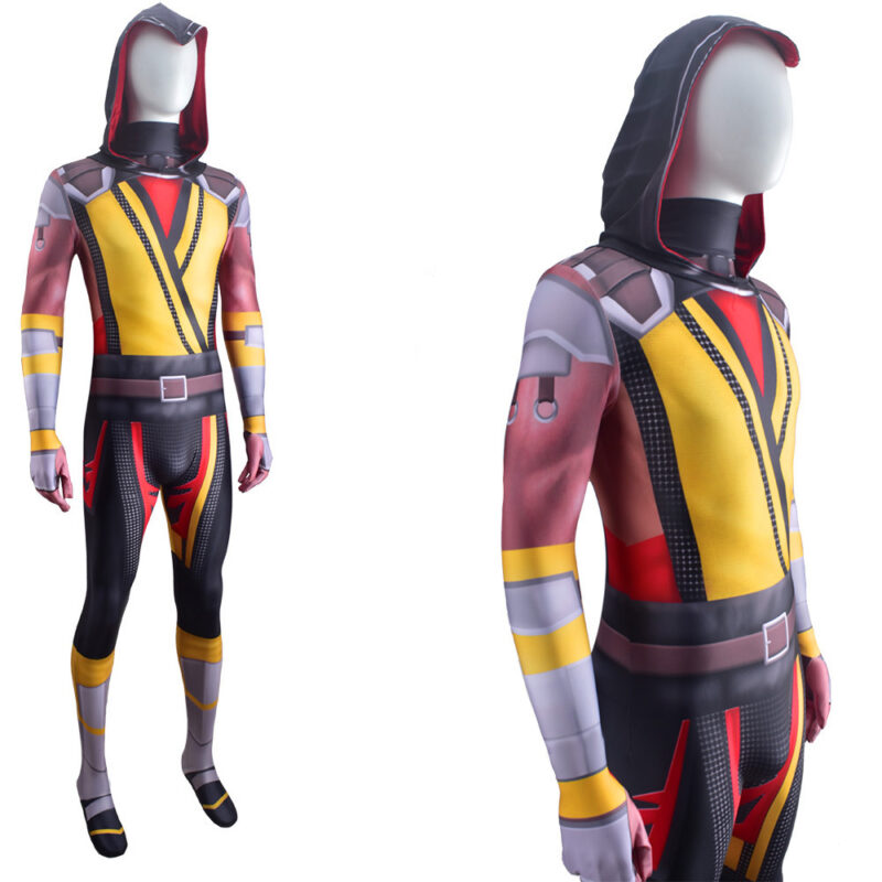 Mortal Kombat 11 Scorpion Cosplay Costume Halloween X’mas Valentine’s day birthday gift comic-con game outfit - Image 4