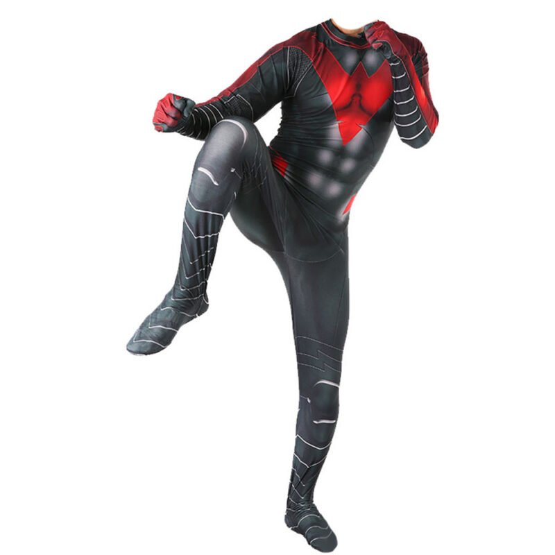 Combinaison Red Nightwing Robin Cosplay Costume Halloween X’mas Valentine’s day birthday gift comic-con game outfit - Image 3
