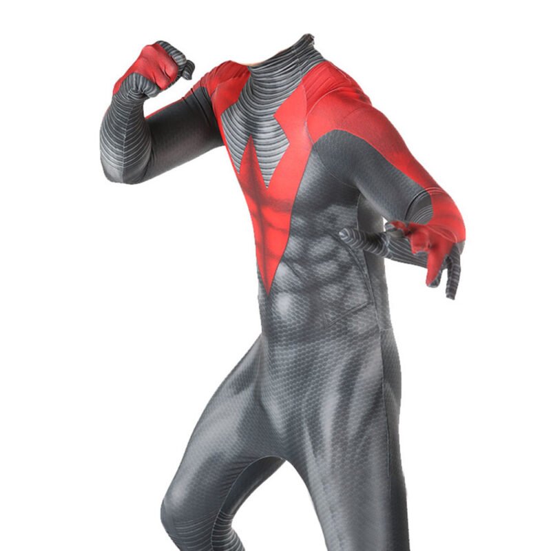 Combinaison Red Nightwing Robin Cosplay Costume Halloween X’mas Valentine’s day birthday gift comic-con game outfit - Image 3