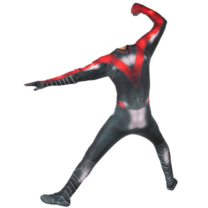 Combinaison Red Nightwing Robin Cosplay Costume Halloween X’mas Valentine’s day birthday gift comic-con game outfit - Image 4