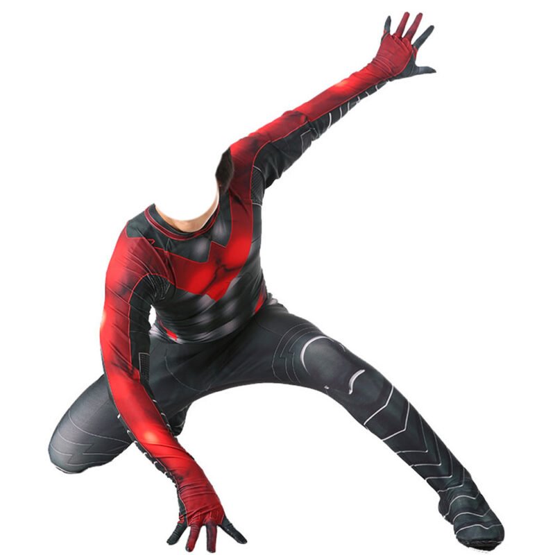 Combinaison Red Nightwing Robin Cosplay Costume Halloween X’mas Valentine’s day birthday gift comic-con game outfit - Image 5