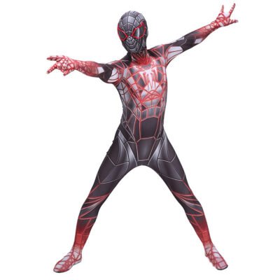 Miles Morales Costume PS5 Spider-Man Programmable Matter Cosplay Costume Halloween X’mas Valentine’s day birthday gift comic-con game outfit