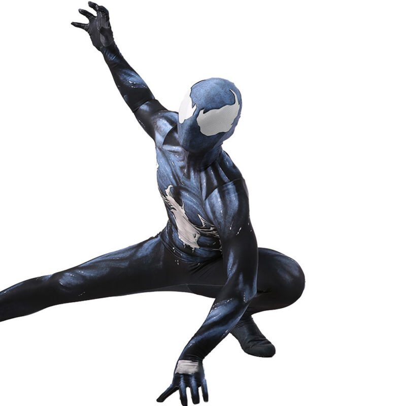 Venom Spiderman Jumpsuit Spider-man Cosplay Costume Halloween X'mas Valentine's day birthday gift comic-con game outfit - Image 5