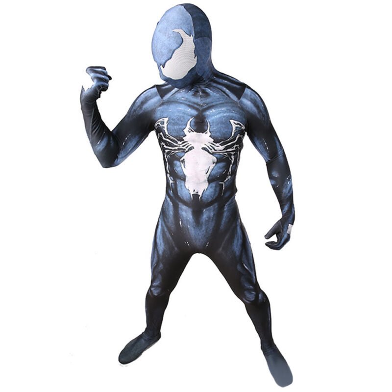 Venom Spiderman Jumpsuit Spider-man Cosplay Costume Halloween X'mas Valentine's day birthday gift comic-con game outfit - Image 6