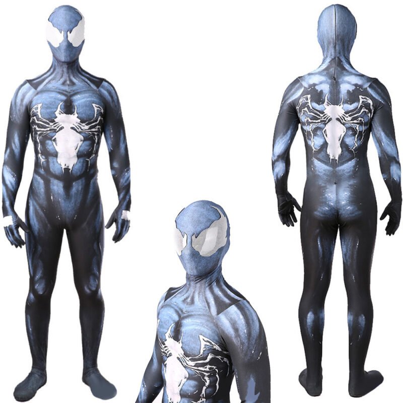 Venom Spiderman Jumpsuit Spider-man Cosplay Costume Halloween X'mas Valentine's day birthday gift comic-con game outfit - Image 7