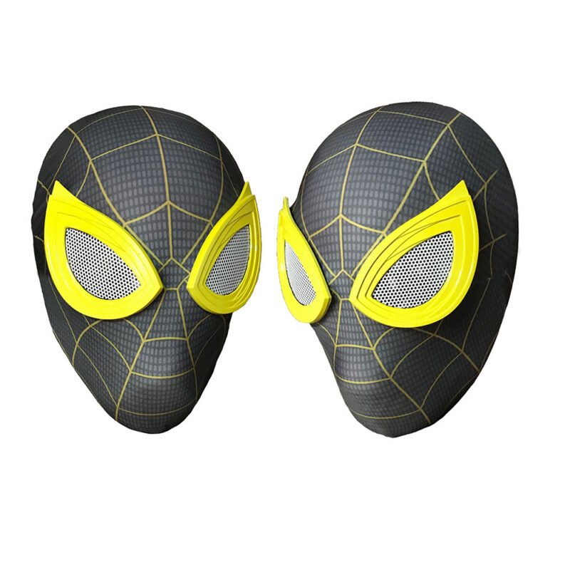 Golden Miles Morales Spider-Man Jumpsuit Spiderman Cosplay Costume Halloween X'mas Valentine's day birthday gift comic-con game outfit - Image 5