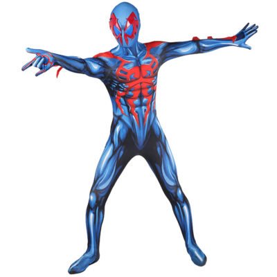 Spider-Man 2099 Miguel O'Hara Cosplay Costume Into the Spider-Verse Halloween X’mas Valentine’s day birthday gift comic-con game outfit