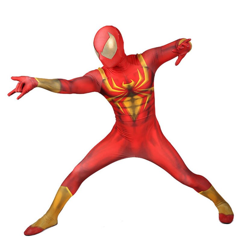 Iron Spider-man Jumpsuit Spiderman Cosplay Costume Halloween X’mas Valentine’s day birthday gift comic-con game outfit - Image 2